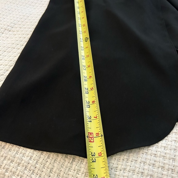 NWT Topshop Women’s Surplice Wrap Mini Dress Long Sleeve Black Sz 4 - Picture 16 of 16